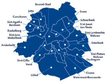 19 Gemeenten in Brussel